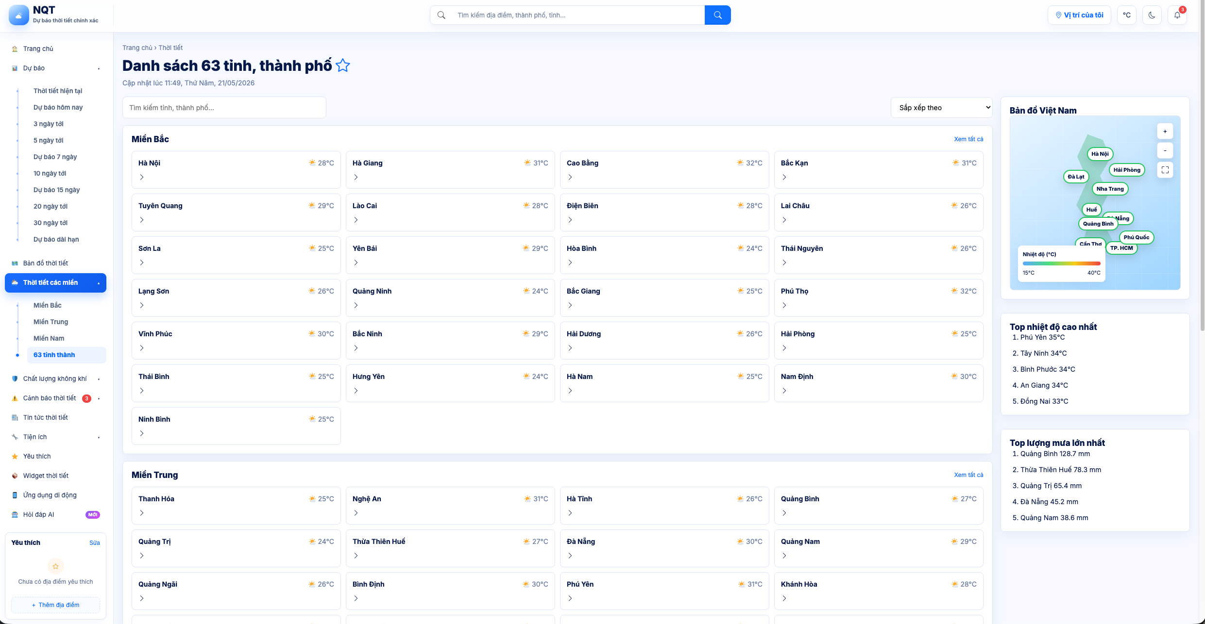 Theme WordPress Weather360 - Website Thời Tiết Chuẩn SEO | NQT Dev - ảnh 2
